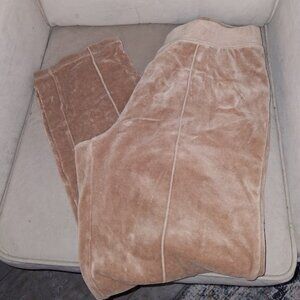 Chico's Zenergy Stretch Velour Pull On Pants Chico's 2 M/L Camel